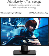 Load image into Gallery viewer, Asus VG248QG 24” G-Sync Compatible Gaming Monitor 165Hz Full HD