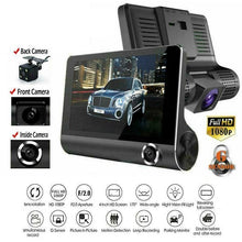 Load image into Gallery viewer, Dual Car Dash Cam with Front and Back Cameras