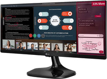 Load image into Gallery viewer, LG 25UM58-P 25" 21:9 UltraWide IPS Monitor with Screen Split