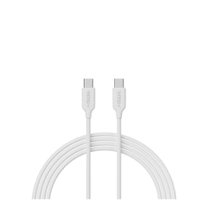 Rush Type C to Type C Cable White 3FT