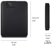 Load image into Gallery viewer, WD 3TB Elements Portable 2.5&quot; External Hard Drive
