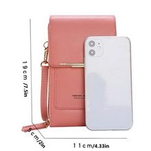 Load image into Gallery viewer, Multi-Functional Vertical Wallet W/Touch Screen Mobile Phone Bag
