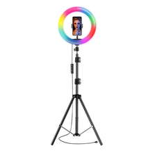 Charger l&#39;image dans la galerie, RGB Ring Light with Stand 12 in.
