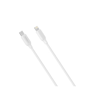 Rush Type C to Lightning Cable for Apple iPhone White 3 ft