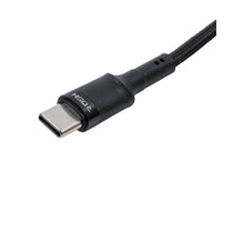 Charger l&#39;image dans la galerie, Rush Braided Type C to Type C Cable (Black)
