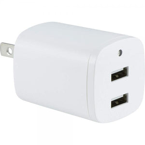 GE USB Wall Charger - 2.1A - White