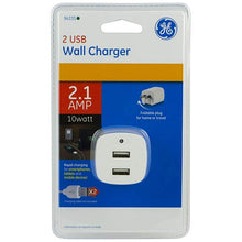 Charger l&#39;image dans la galerie, GE USB Wall Charger - 2.1A - White
