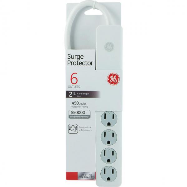 GE 6 Outlet Surge Protector